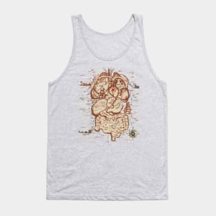 Treasure Map Tank Top